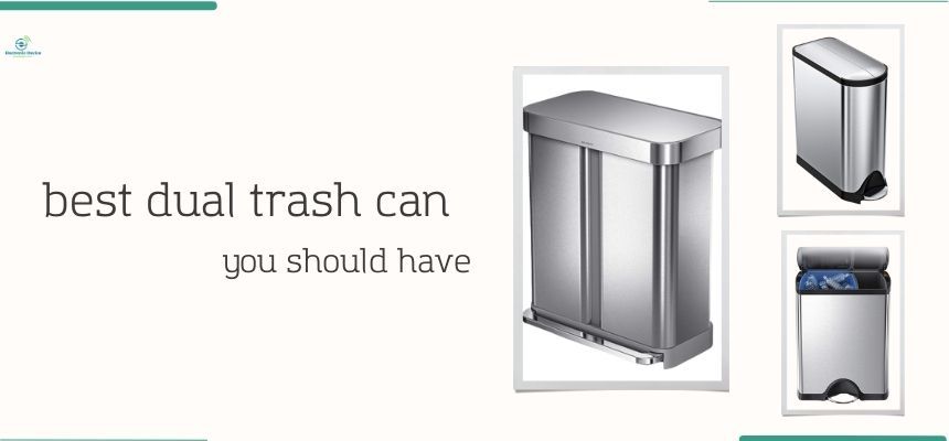 best dual trash can